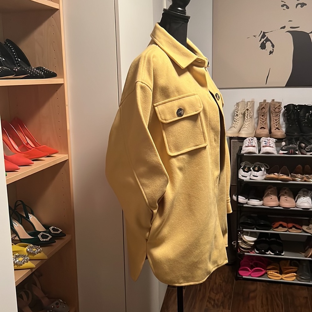Yellow  Shacket - Picture 2 of 3